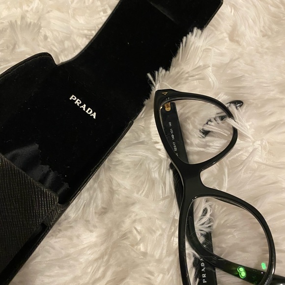 Prada Black Classic Cateye prescription Frame - Picture 2 of 9